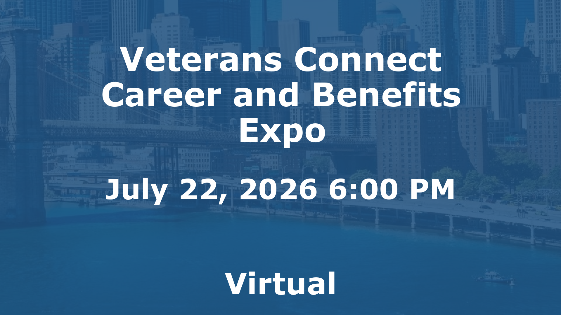 Veterans Connect Career and Benefits Expo event image
